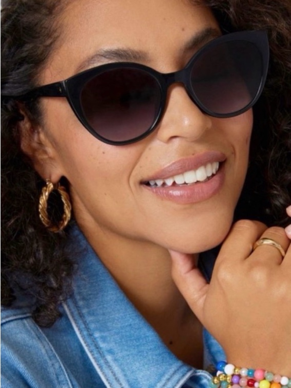 Kate Spade Samantha/S Black 54mm Cat-Eye Women's Sunglasses 8079O 54/20 140